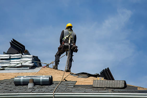 Professional Roofing technician working in Spencer, NY
